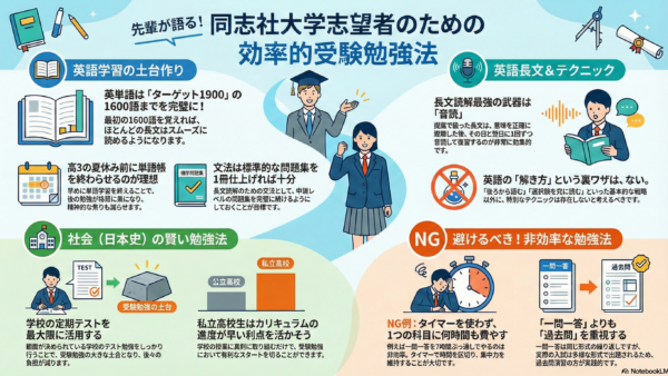 【大学受験】英単語はいつまでに終わらせる？同志社志望の高校生が考える勉強法